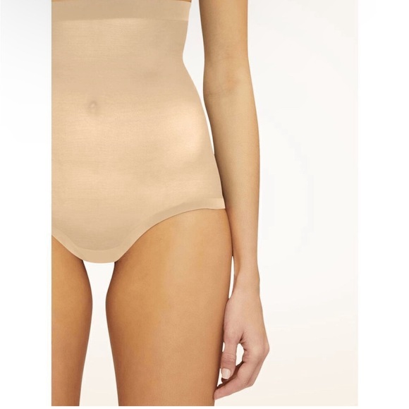 NWT Wolford Tulle Control Panty High Waist Nude 10 - Picture 4 of 13
